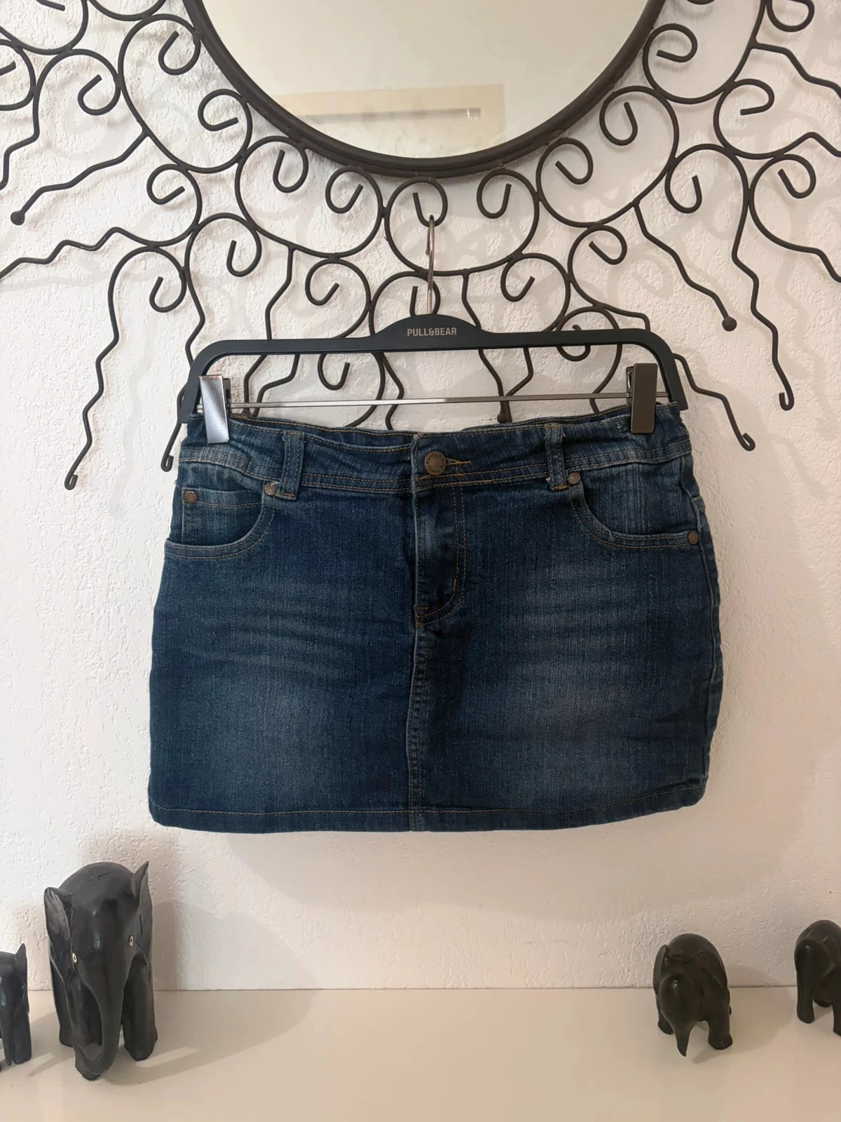 Saia jeans azul b-unity Tamanho 14 anos – photo 2